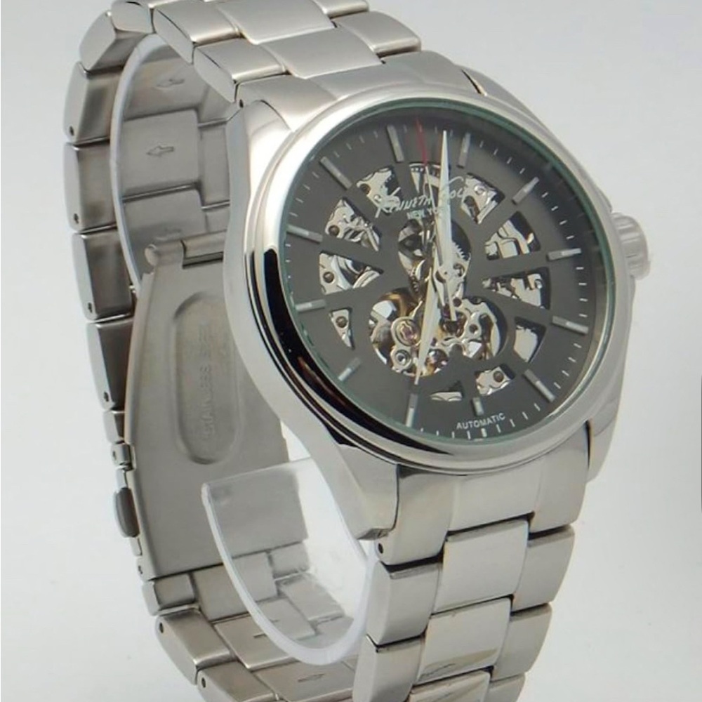 Kenneth Cole Analog Black Dial Men's Watch KC9128 Automatic Water Resistant Cute
